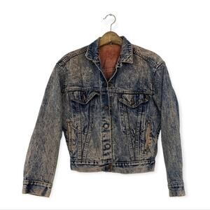 Vintage 1980’s Levi's Acid Wash Type III Trucker Jacket Size L